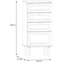 Commode Beige 50,4 x 41,4 x 108,8 cm