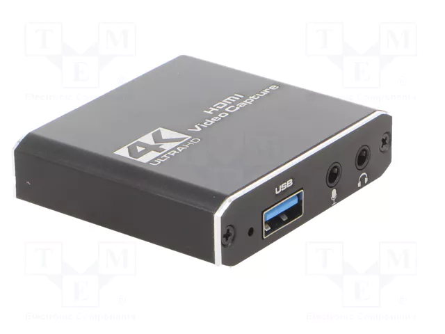 GEMBIRD Grabber Audio/Vidéo HDMI 1.4 USB 3.0 Noir