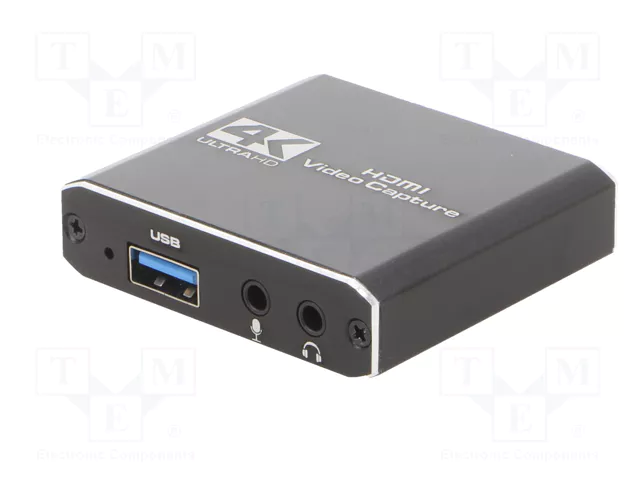 GEMBIRD Grabber Audio/Vidéo HDMI 1.4 USB 3.0 Noir