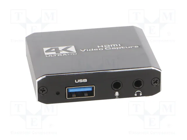 GEMBIRD Grabber Audio/Vidéo HDMI 1.4 USB 3.0 Noir
