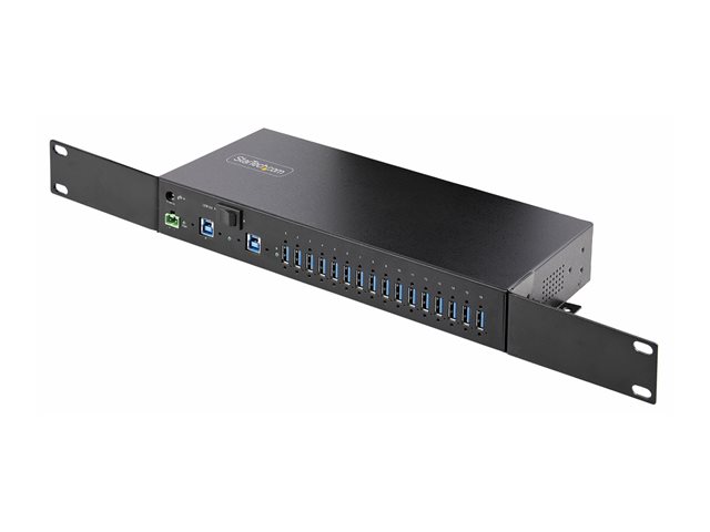 Startech.com Hub Industriel USB 3.0 16 Ports 5 Gbps Boîtier Métallique Startech.com Hub Industriel USB 3.0 16 Ports 5 Gbps Boîtier Métallique