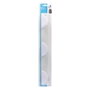 GSC Evolution Percha en acier inoxydable avec triple pommeau ABS blanc 420x50mm