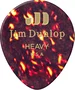 DUNLOP Pack de 72 Médiators Genuine Celluloid Teardrop Shell - Heavy