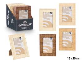 GIFTDECOR Lot de 24 cadres photo 10x15 assortis Beige, Crème, Marron