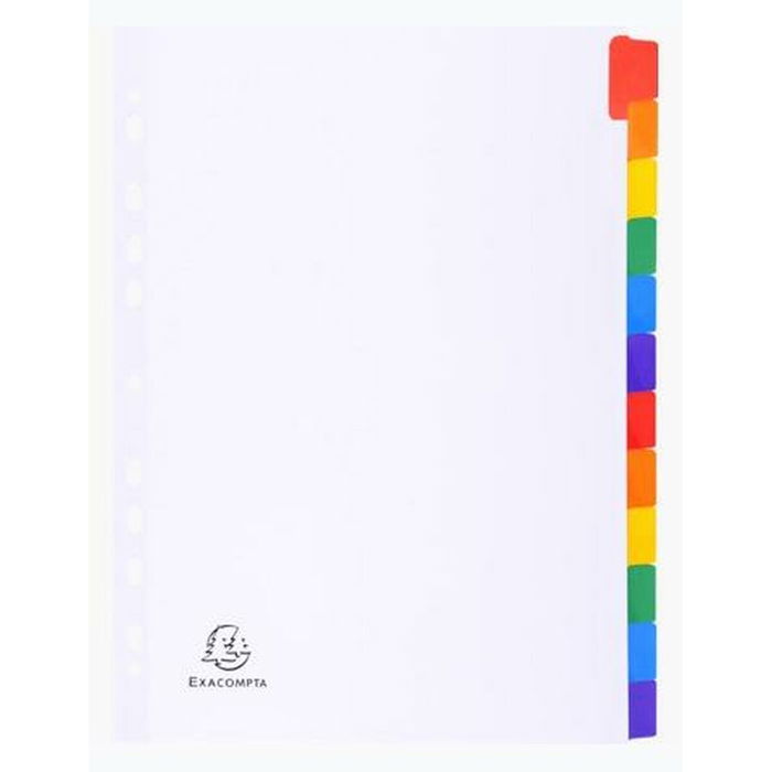 Séparateurs Exacompta Blanc A4 (20 Unités)