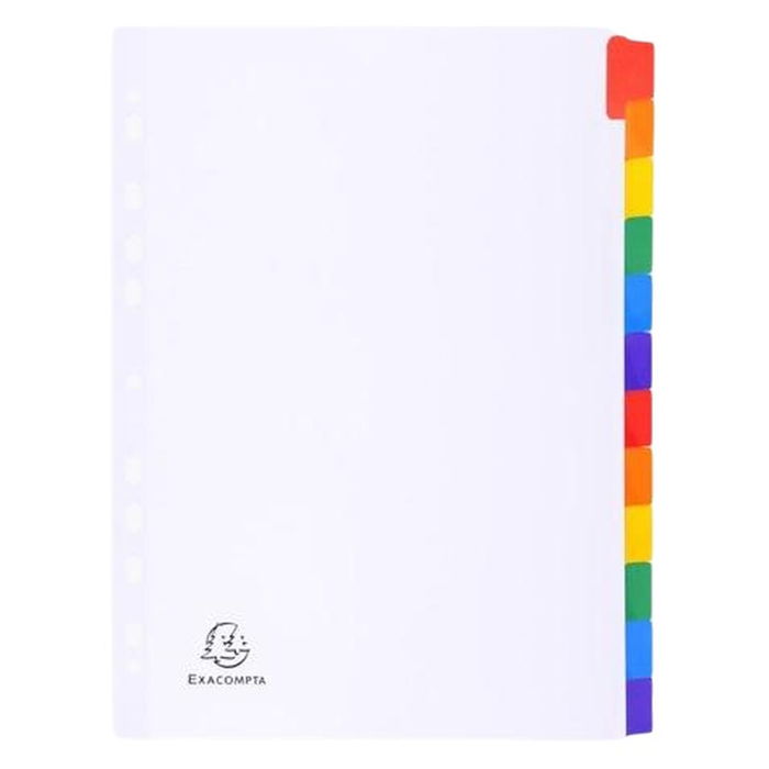 Séparateurs Exacompta Blanc A4 (20 Unités)