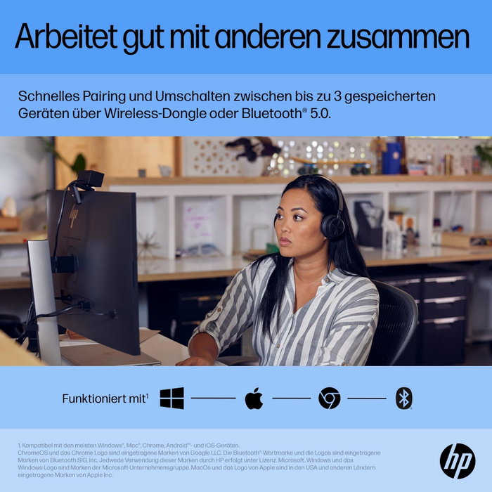 HP Souris silencieuse rechargeable 710 Noir HP Souris silencieuse rechargeable 710 Noir