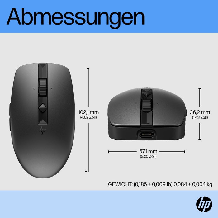 HP Souris silencieuse rechargeable 710 Noir HP Souris silencieuse rechargeable 710 Noir