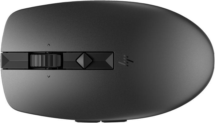 HP 710 Souris Sans Fil Rechargeable Silencieuse - 6 Boutons Programmable, Autonomie 90 Jours, Ambidextre, Bluetooth 5.3/Dongle USB 2.4 GHz, Compatible Mac/Windows/Chrome