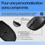 HP 710 Souris Sans Fil Rechargeable Silencieuse - 6 Boutons Programmable, Autonomie 90 Jours, Ambidextre, Bluetooth 5.3/Dongle USB 2.4 GHz, Compatible Mac/Windows/Chrome