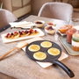 Livoo Poêle à pancake MEP148, 4 empreintes de 10 cm