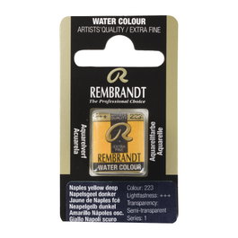 Rembrandt Aquarelle en pastille Jaune de Naples foncé 223