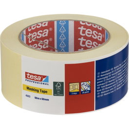 Tesa Ruban de masquage Paper Masking Tape 50 mm x 50 m Beige 04323