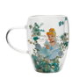 WIDDOP & CO Taza cristal flores secas Cenicienta Princesas Disney