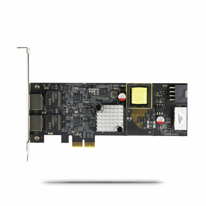 Startech PR22GIP Carte réseau 2 ports 2,5 Gbps PoE RJ-45 PCIe 2.0 x2 Startech PR22GIP Carte réseau 2 ports 2,5 Gbps PoE RJ-45 PCIe 2.0 x2