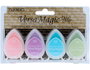 Tsukineko Set de 4 tampons d'encre VERSAMAGIC couleurs pastel effet craie