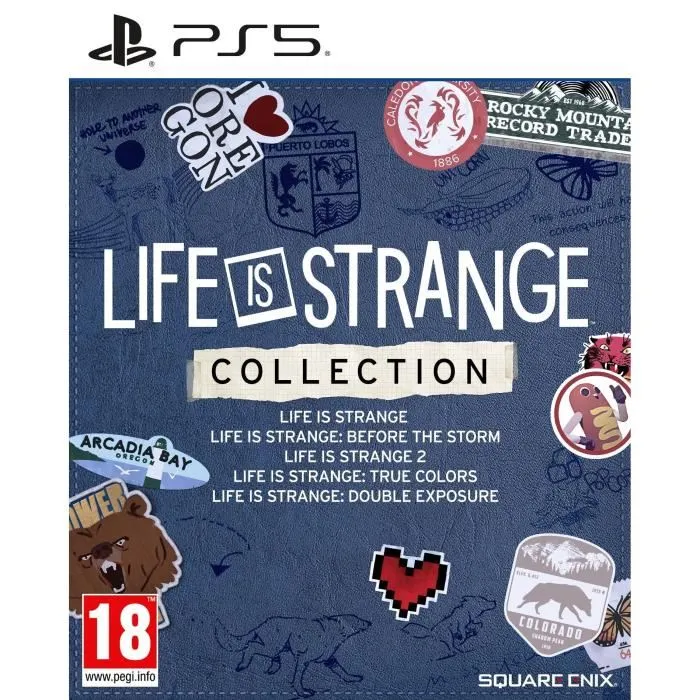 Square Enix - Life Is Strange Collection (Coffret Ultimate) pour PlayStation 5 - Inclut True Colors, Double Exposure, Remastered, Before the Storm, Life is Strange 2 + DLC Square Enix - Life Is Strange Collection (Coffret Ultimate) pour PlayStation 5 - Inclut True Colors, Double Exposure, Remastered, Before the Storm, Life is Strange 2 + DLC