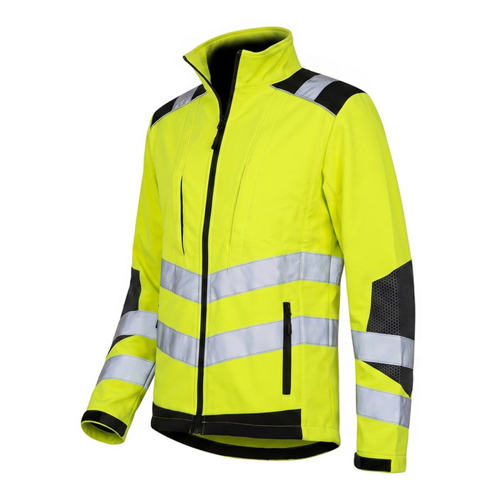 WOLFPACK LINEA PROFESIONAL Veste Softshell Haute Visibilité Jaune Fluo XXL WOLFPACK LINEA PROFESIONAL Veste Softshell Haute Visibilité Jaune Fluo XXL