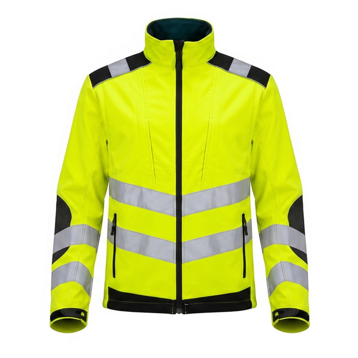 WOLFPACK LINEA PROFESIONAL Veste Softshell Haute Visibilité Jaune Fluo XXL WOLFPACK LINEA PROFESIONAL Veste Softshell Haute Visibilité Jaune Fluo XXL