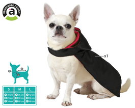 Atosa Déguisement pour Animal de Compagnie Effrayant Noir Taille L