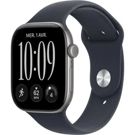 Apple Watch Series 12 GPS + Cellular - 46mm - Aluminium Space Grey - Bracelet Sport Marine M/L