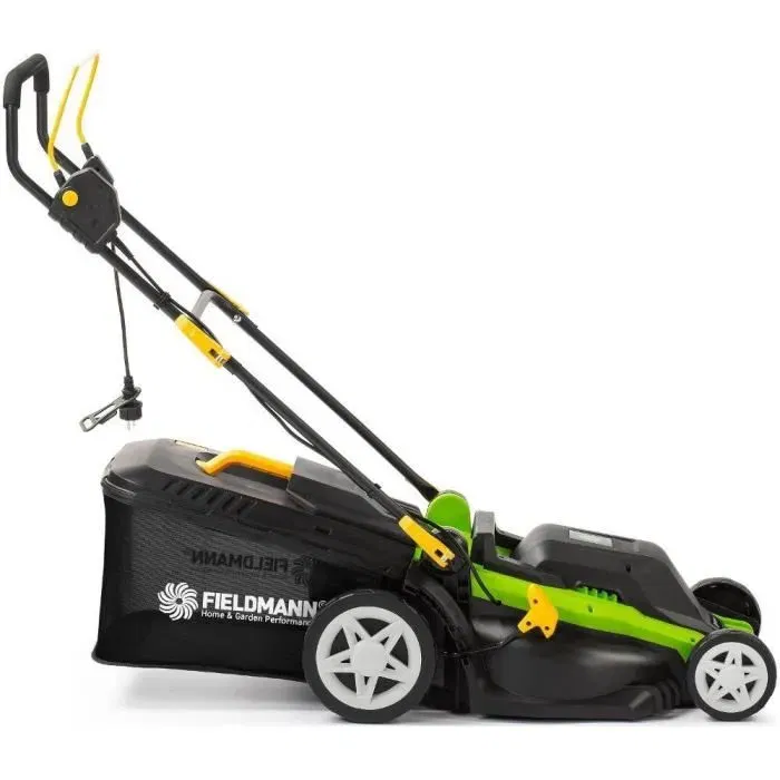 Fieldmann FZR 2048-E Tondeuse à gazon électrique 2000W, largeur de coupe 42 cm, réglage centralisé 25-75 mm, panier 48 l