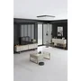Table basse LUXE Travertine Gold rectangulaire
