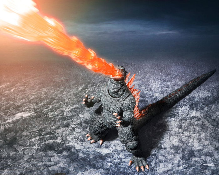 Bandai Tamashii Nations Godzilla: Final Wars figurine S.H.MonsterArts Godzilla Heat Ray Ver. vs. New Gotengo 16 cm