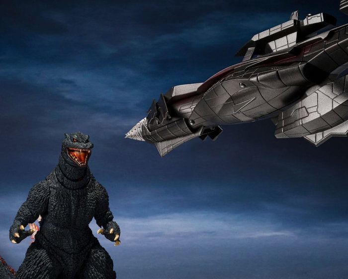 Bandai Tamashii Nations Godzilla: Final Wars figurine S.H.MonsterArts Godzilla Heat Ray Ver. vs. New Gotengo 16 cm