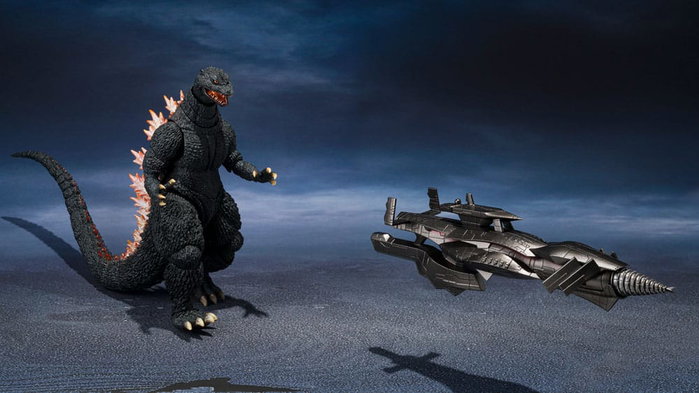 Bandai Tamashii Nations Godzilla: Final Wars figurine S.H.MonsterArts Godzilla Heat Ray Ver. vs. New Gotengo 16 cm