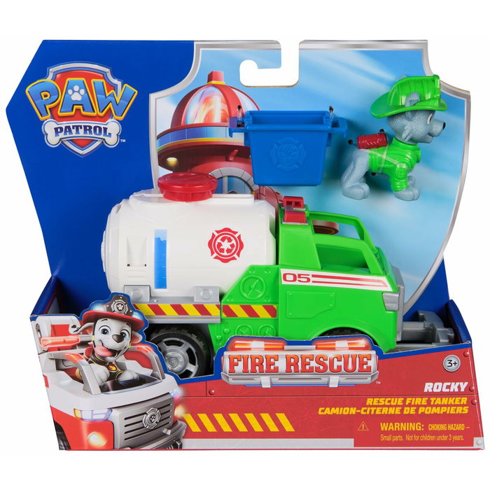 Spinmaster Véhicule Fire Rescue Rocky - La Pat'Patrouille avec figurine et accessoires Spinmaster Véhicule Fire Rescue Rocky - La Pat'Patrouille avec figurine et accessoires