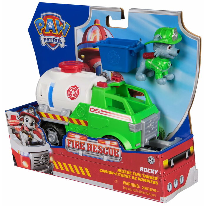 Spinmaster Véhicule Fire Rescue Rocky - La Pat'Patrouille avec figurine et accessoires Spinmaster Véhicule Fire Rescue Rocky - La Pat'Patrouille avec figurine et accessoires