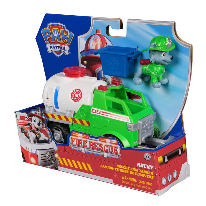 Spinmaster Véhicule Fire Rescue Rocky - La Pat'Patrouille avec figurine et accessoires Spinmaster Véhicule Fire Rescue Rocky - La Pat'Patrouille avec figurine et accessoires