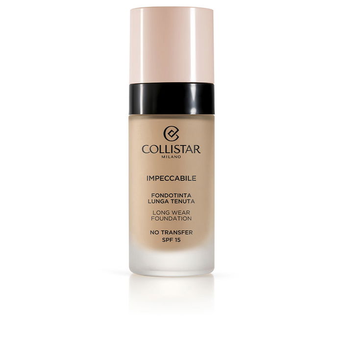 Collistar Base de Maquillage IMPECCABILE #3N Longue Tenue SPF 15 30 ml Hydratation 120h Collistar Base de Maquillage IMPECCABILE #3N Longue Tenue SPF 15 30 ml Hydratation 120h