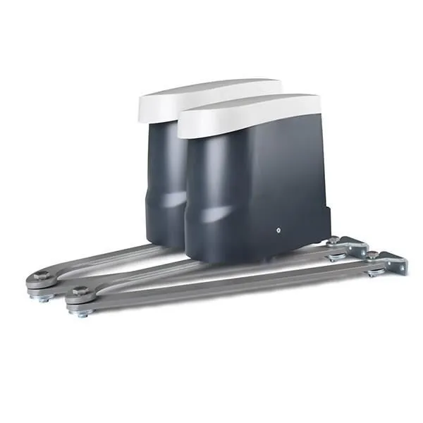 SCS SENTINEL OpenGate 2 - Kit moteur de portail battant 2 vantaux, 24V, jusqu'à 5 m et 500 kg, avec 2 télécommandes, 2 photocellules, garantie 5 ans