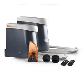 SCS SENTINEL OpenGate 2 - Kit moteur de portail battant 2 vantaux, 24V, jusqu'à 5 m et 500 kg, avec 2 télécommandes, 2 photocellules, garantie 5 ans