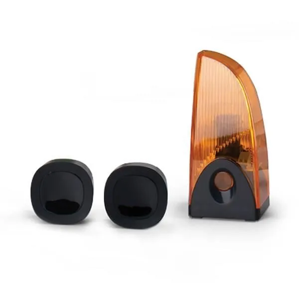 SCS SENTINEL OpenGate 2 - Kit moteur de portail battant 2 vantaux, 24V, jusqu'à 5 m et 500 kg, avec 2 télécommandes, 2 photocellules, garantie 5 ans