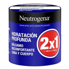 Neutrogena Baume HYDRATATION PROFONDE Visage, Mains et Corps, Formule Norvégienne, Pack 2 x 300 ml