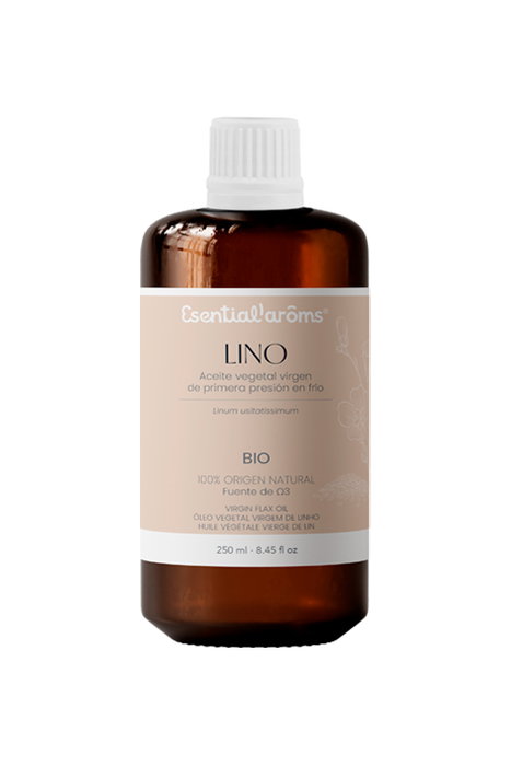 ESENTIAL AROMS Huile végétale extra vierge de lin BIO 250ml