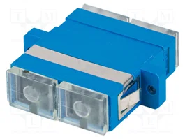 LANBERG Adaptateur SC/UPC de deux côtés bleu