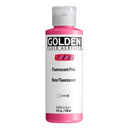 Golden Couleurs acryliques Fluide Rose fluorescent 118 ml