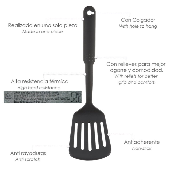 ORYX Spatule Rasera Nylon Basic 32,5 x 9 cm