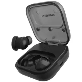 Fairphone Fairbuds - Écouteurs sans fil Bluetooth True Wireless avec réduction active du bruit (ANC), autonomie 5h, étui de recharge, IPX4, Noir