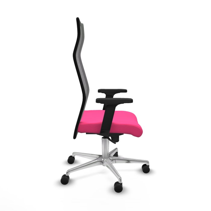 Piqueras y Crespo Chaise de Bureau Albacete Rose et Noir Piqueras y Crespo Chaise de Bureau Albacete Rose et Noir
