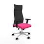 Piqueras y Crespo Chaise de Bureau Albacete Rose et Noir