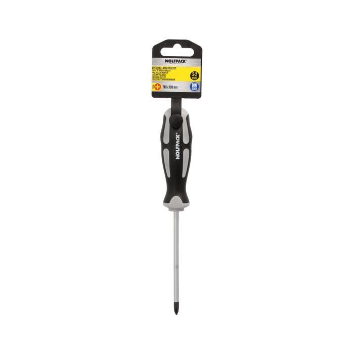 WOLFPACK LINEA PROFESIONAL Tournevis Phillips PH 1 en acier S2