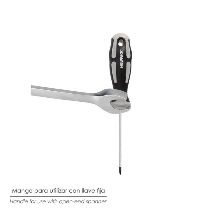 WOLFPACK LINEA PROFESIONAL Tournevis Phillips PH 1 en acier S2
