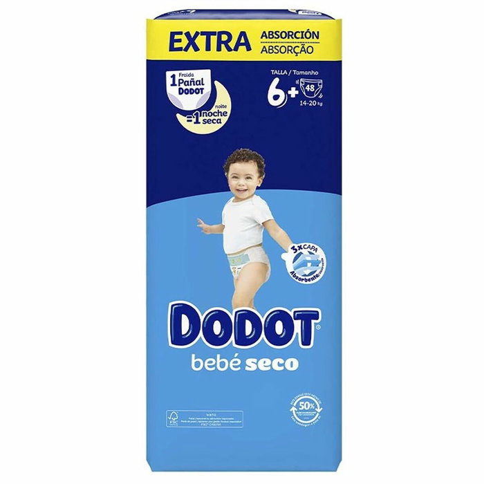 Dodot Etapas Extra Couches jetables taille 6, 48 unités