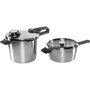 Fissler Vitavit® Premium Set de faitouts à pression 22cm - 6,5L + 3,5L avec panier et trépied