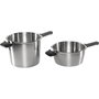 Fissler Vitavit® Premium Set de faitouts à pression 22cm - 6,5L + 3,5L avec panier et trépied